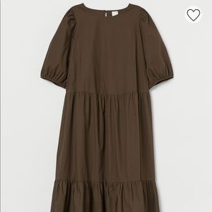 H&M puff-sleeved dress